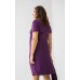 Комплект для вагітних та годування (халат+нічна сорочка+пов\'язка) S-XL Nicoletta 7327 - фіолетовий