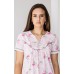 Нічна сорочка для вагітних та годування S-XL Nicoletta 7362 - світло-рожевий
