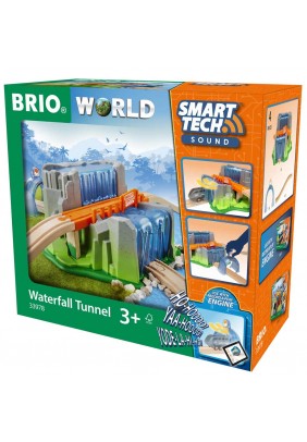 Тунель з водоспадом для залізниці BRIO Smart Tech 33978 - 
