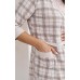 Комплект для вагітних та годування (халат+нічна сорочка) S-XL Nicoletta 7371 - бежевий