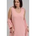 Комплект для вагітних та годування (халат+нічна сорочка) S-XL Nicoletta 7392 - персиковий