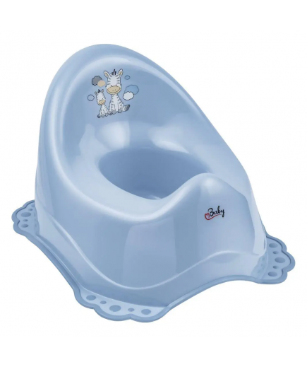 Горшок Maltex Zebra Chamber pot with anti slip rubber 6517_35 blue 681199