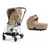 Коляска універсальна 2в1 Cybex Mios 4.0 Simply Flowers Beige/Chrome Brown 521001383/3