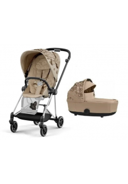 Коляска універсальна 2в1 Cybex Mios 4.0 Simply Flowers Beige/Chrome Black 521001383/2