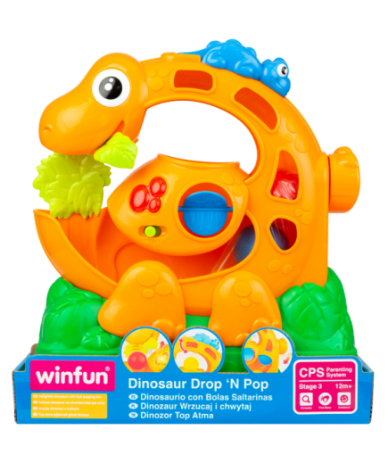 Іграшка інтерактивна WinFun Динозавр з кульками 0629-NL