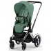 Коляска універсальна 2в1 Cybex e-Priam Leaf Green/Chrome Black 520020102LG/2 фото 4