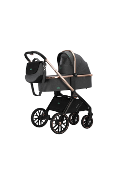 Коляска універсальна 2в1 Pote luxmom 2025 dark gray ptlux/dg