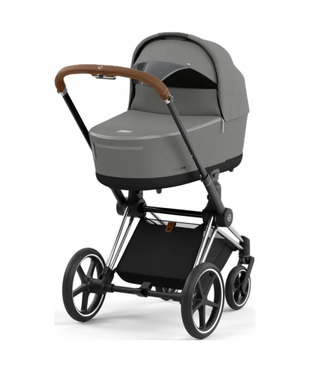 Коляска універсальна (люлька) Cybex Priam 4.0 Mirage Grey/Chrome Brown 523000809/3-1