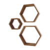 Настінні полички Royal Sleep Honeycombs 2826 Горіх