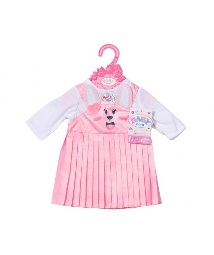 Одяг для ляльки Baby Born Сукня з зайкою 832868 Одяг для ляльки Baby Born Сукня з зайкою 832868