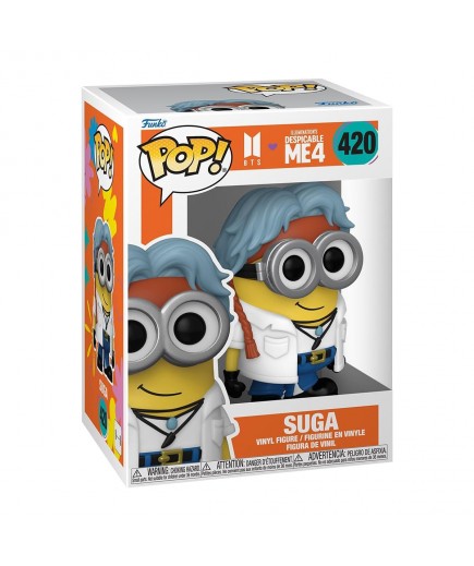 Ігрова фігурка FUNKO POP! cерії Minions x BTS - Шуга 85968 Ігрова фігурка FUNKO POP! cерії Minions x BTS - Шуга 85968