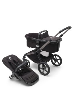 Коляска універсальна 2в1 Bugaboo Fox 5 без капюшона 100052023 Graphite/Midnight Black