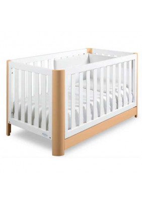 Кровать детская Baby Italia Joe White/Natural 138х76 см - 