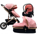 Коляска-трансформер 3в1 Maxibaby IQ 90876 Pink