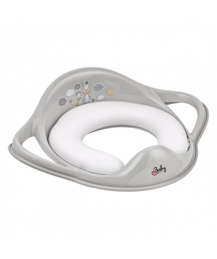 Сидіння на унітаз Maltex Zebra Padded toilet trainer seat 6181_90 gray 681209