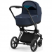 Коляска універсальна (люлька) Cybex Priam 4.0 Nautical Blue/Matt Black 522000807/1