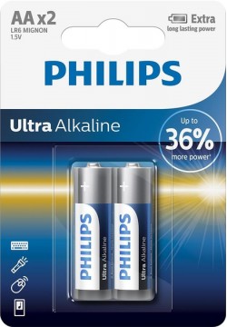 Батарейка Philips Ultra Alkaline AA LR6E2B/10