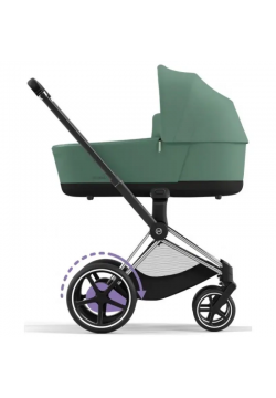 Коляска універсальна (люлька) Cybex e-Priam 4.0 Leaf Green/Chrome Black 520020102LG/2-1