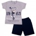 Комплект (футболка+шорты) 86-110 TO 99227/1311-Серый/темно-синий
