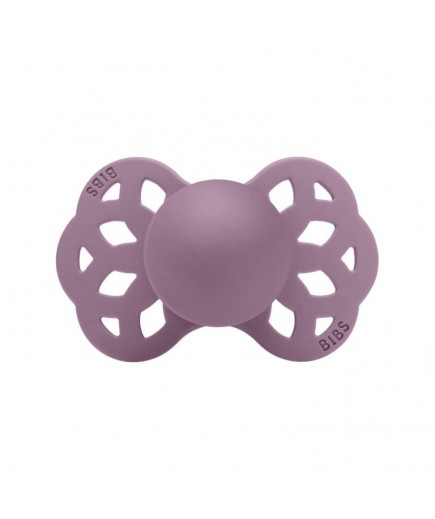 Пустушка силіконова BIBS Infinity Symmetrical Mauve 0-6м 441300С