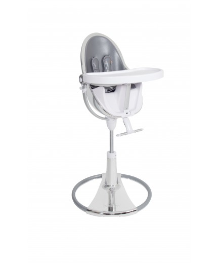 Стільчик для годування Bloom Fresco Silver+lunar silver E10535-S\\E10516-LSL Стільчик для годування Bloom Fresco Silver+lunar silver E10535-S\\E10516-LSL