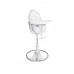 Стільчик для годування Bloom Fresco Silver+coconut white E10535-S\\E10516-CWL