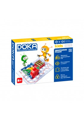Конструктор електронний DOKA Збираємо радіо D70703