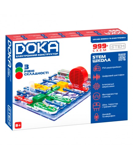 Конструктор електронний DOKA 999 схем D70708