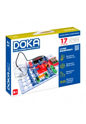 Конструктор електронний DOKA 17 схем D70712