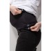 Джинси для вагітних S-XL Юла мама IVONNE DM-33.021 -чорний
