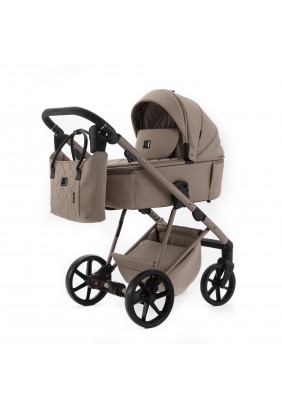 Коляска универсальная 2в1 Adamex Delta DN-5 camel DN51105
