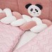 Постільний комплект Twins Panda pink 7од 4075-TP-08