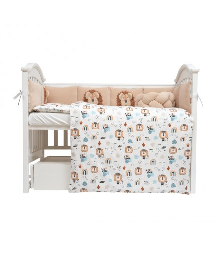Постільний комплект Twins Leo 7од 4079-TL-02 Постільний комплект Twins Leo 7од 4079-TL-02