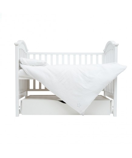Змінний комплект Twins Muslin 3од 3031-TM-01 white Змінний комплект Twins Muslin 3од 3031-TM-01 white