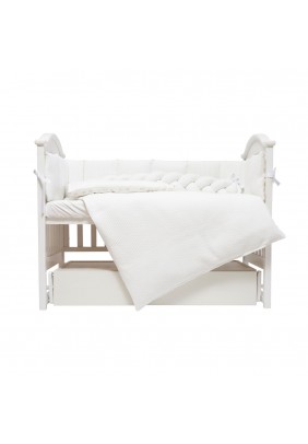 Постельный комплект Twins Cotton 7ел 4077-TC-01 white