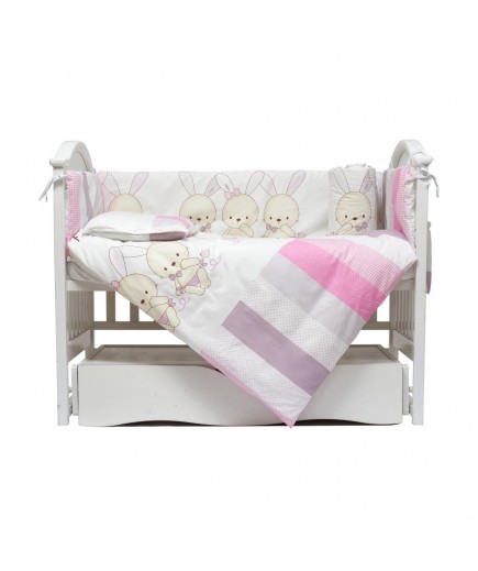 Постільний комплект Twins Dolce 7од 4060-D7-002 pink