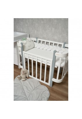 Бампер-коса Twins Pastel 120 см 2020-K3-120P-01 white - 