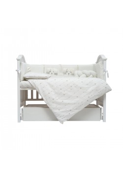 Постільний комплект Twins Кролик 7од 4075-TК-202 ecru