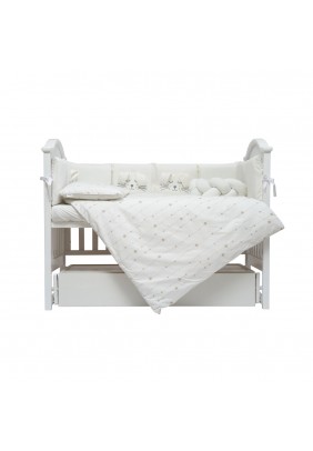 Постільний комплект Twins Кролик 7од 4075-TК-202 ecru