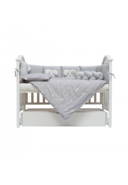 Постільний комплект Twins Кролик 7од 4075-TК-10 grey