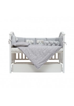 Постільний комплект Twins Кролик 7од 4075-TК-10 grey