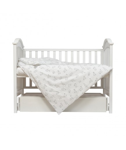 Змінний комплект Twins Zoo white rabbit 4од 3022-TZ-01 Змінний комплект Twins Zoo white rabbit 4од 3022-TZ-01