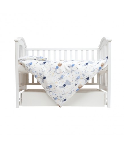 Змінний комплект Twins Comfort Soft 3од 3010-TS-04R rabbits blue Змінний комплект Twins Comfort Soft 3од 3010-TS-04R rabbits blue