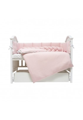 Постельный комплект Twins Cotton 7ел 4077-TC-08 baby pink