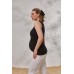 Майка для вагітних і годування Юла мама EZRA NR-24.021 -чорний фото 7