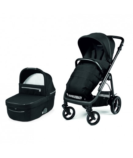 Коляска універсальна 2в1 Peg-Perego Veloce True Black PACK-VEL8100000018