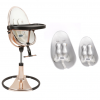 Стільчик для годування Bloom Fresco Rose Gold/Rose Gold+lunar silver U10515-GRB\\E10516-LSL