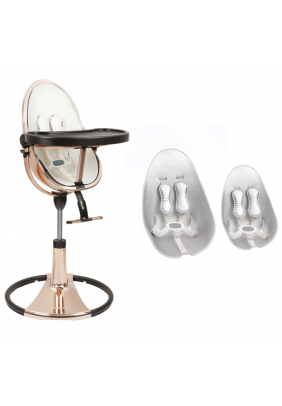Стільчик для годування Bloom Fresco Rose Gold/Rose Gold+lunar silver U10515-GRB\\E10516-LSL - 