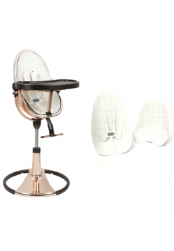 Стільчик для годування Bloom Fresco Rose Gold/Rose Gold+coconut white U10515-GRB\\U10543-CW