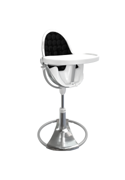 Стільчик для годування Bloom Fresco Silver+midnight black E10535-S\\E10516-MBL